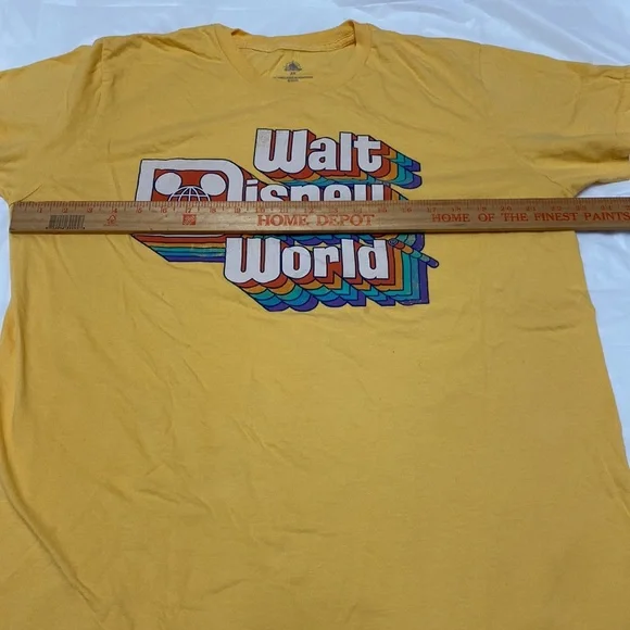 Disney T-shirt Retro Walt Disney World Retro Graphic Tee Rainbow Adult XL Mickey - Picture 7 of 9